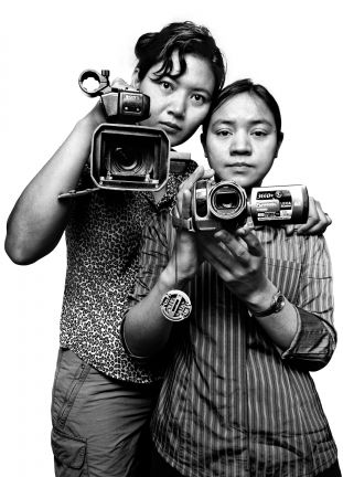 Thiri Htet San & Moe Zin, Democratic Voice of Burma broadcast journalists 