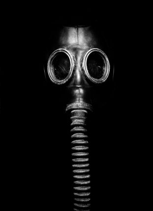 gas mask used as a torture device known as 'the elephant'