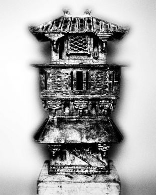 Model of a watchtower, Chinese, 1st-early 3rd century